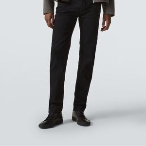 Common project Men's Black Leather Lace-Up Sneakers